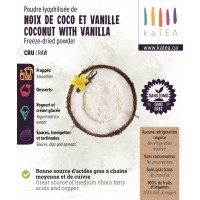 Organic Freeze Dried Coconut with vanilla (4x100g)